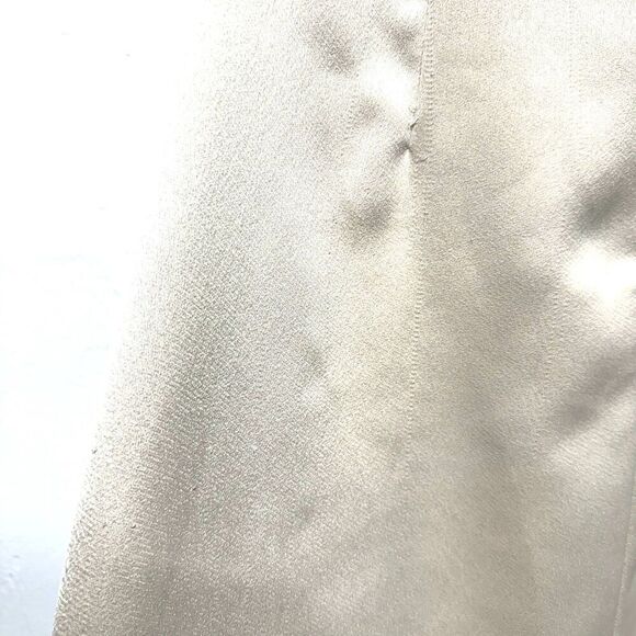 BHLDN Ruby Twist Halter Dress Satin Full Length Champagne Formal Wedding sz US 0 - Picture 14 of 16